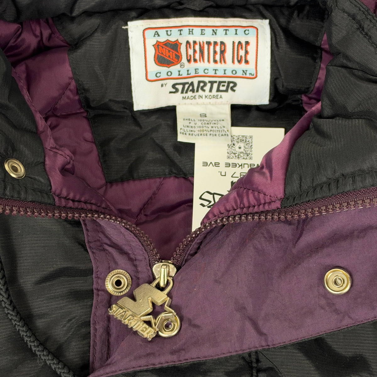 Vintage Anaheim Ducks Jacket Starter Pullover Puffer (New with Tags)