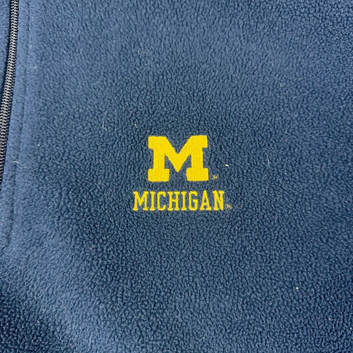 University of Michigan Blue Fleece 1/4 Zip Sweater