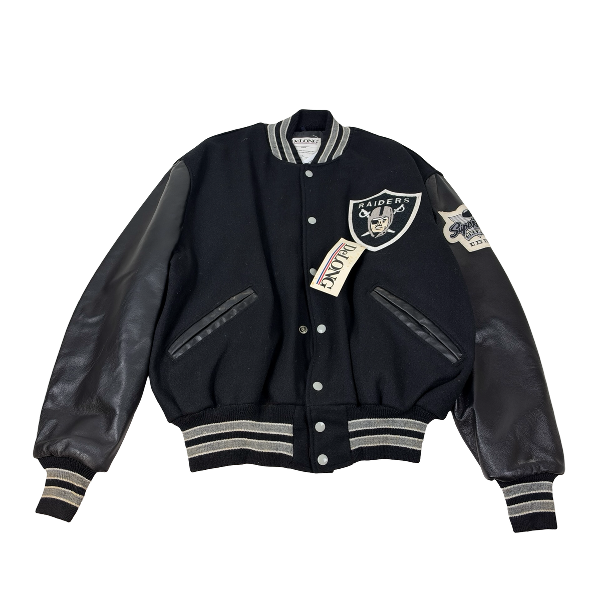 Vintage Oakland Raiders Jacket Varsity Wool Blend (New with Tags)