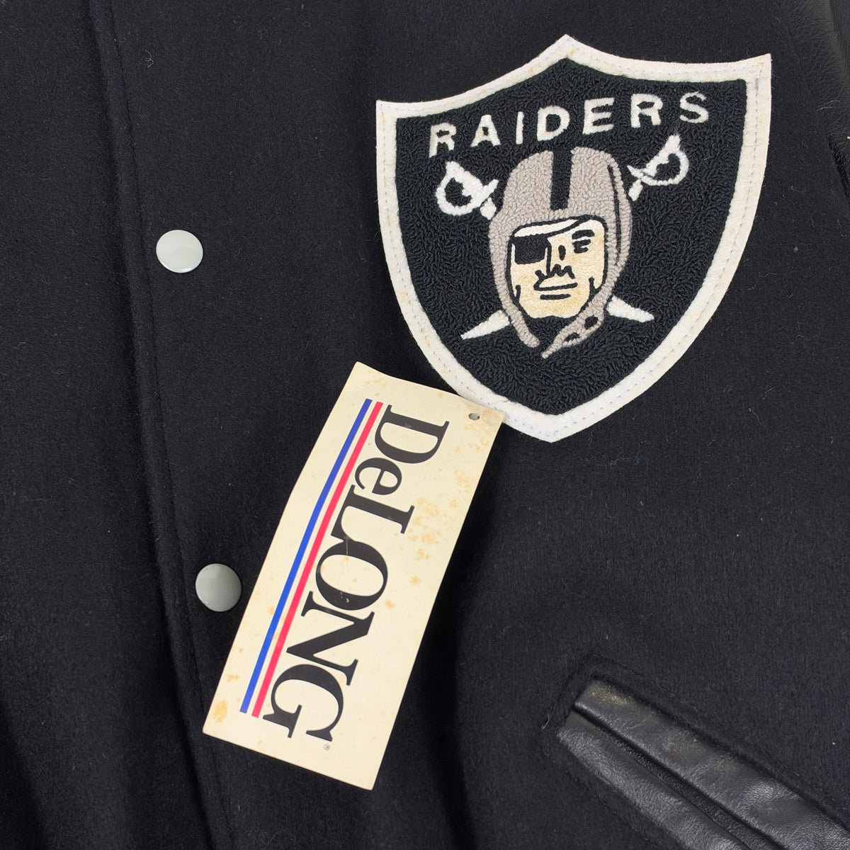 Vintage Oakland Raiders Jacket Varsity Wool Blend (New with Tags)