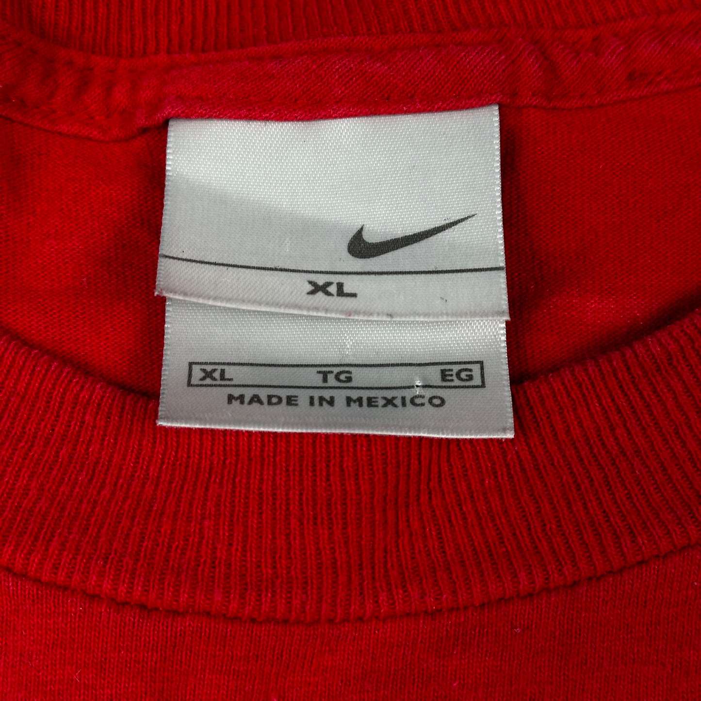 Vintage Red Nike "No Finish Line" Tee