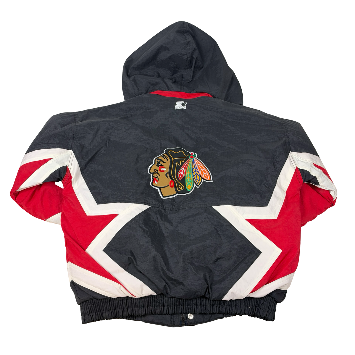 Vintage Chicago Blackhawks Jacket Starter Star Youth