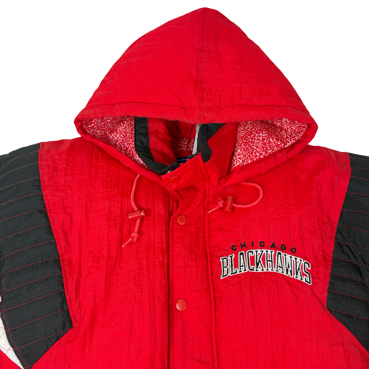 Vintage Chicago Blackhawks Jacket Starter Full Zip Red