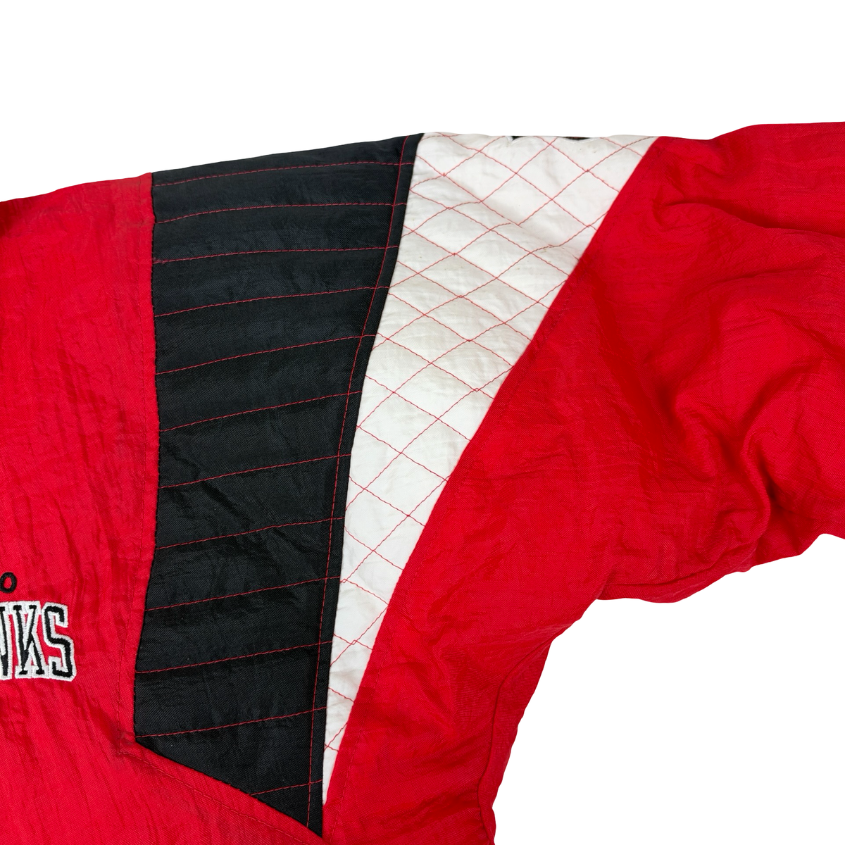 Vintage Chicago Blackhawks Jacket Starter Full Zip Red