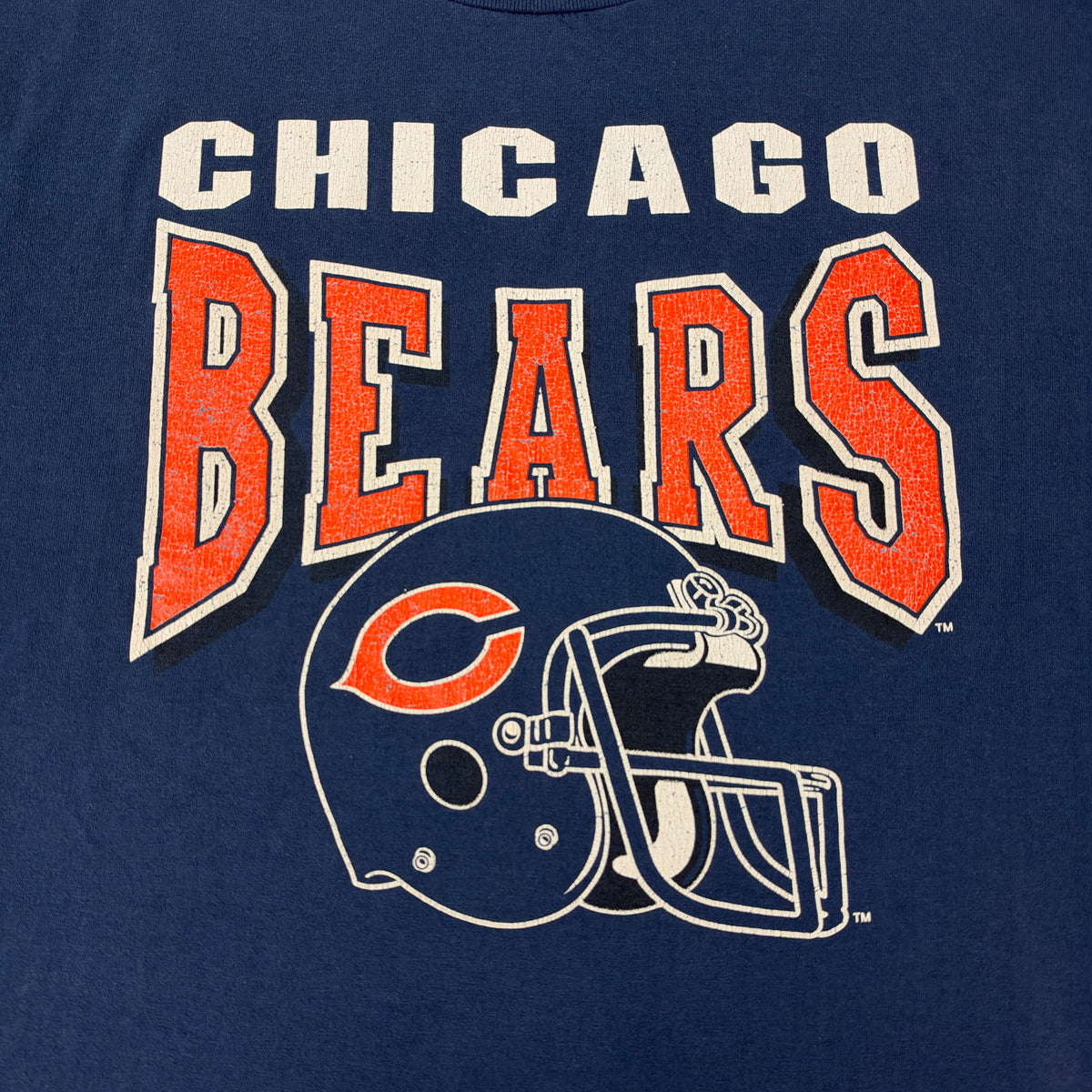 Vintage Chicago Bears Shirt Helmet Garan
