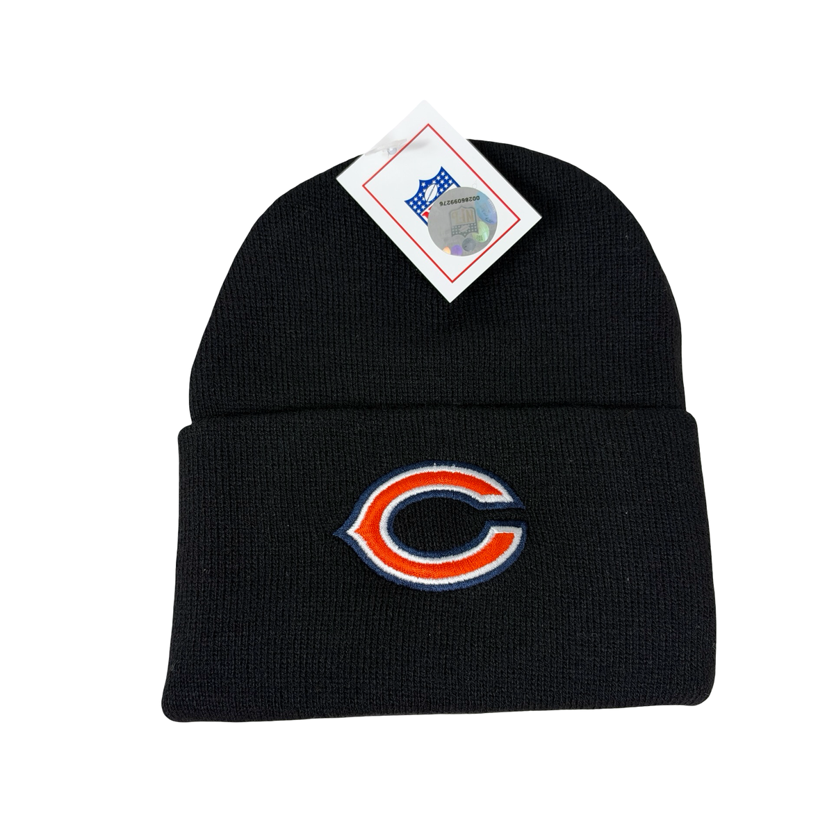 Vintage Chicago Bears Beanie NFL Y2K Black