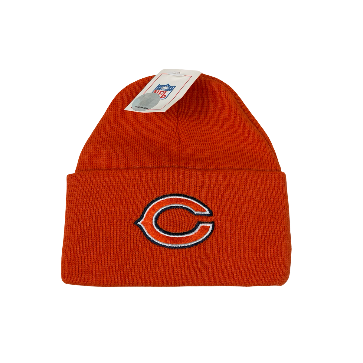 Vintage Chicago Bears Beanie NFL Y2K Orange