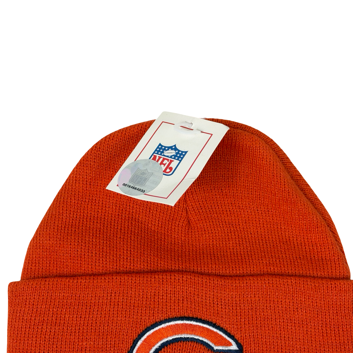 Vintage Chicago Bears Beanie NFL Y2K Orange