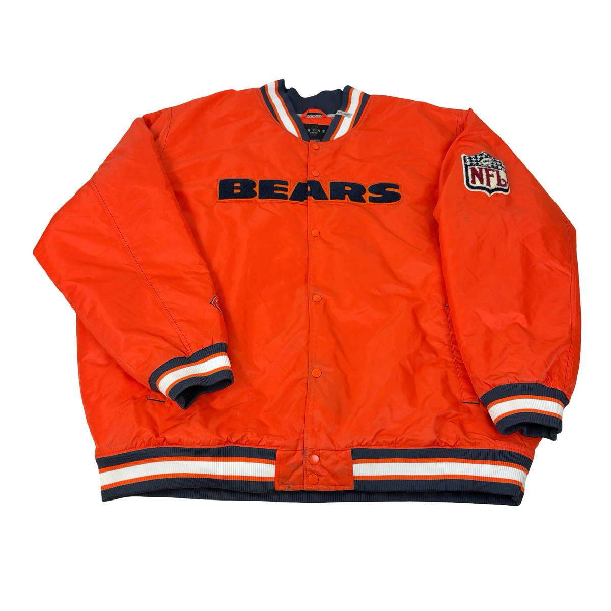 Vintage Chicago Bears Jacket Satin Reebok Orange