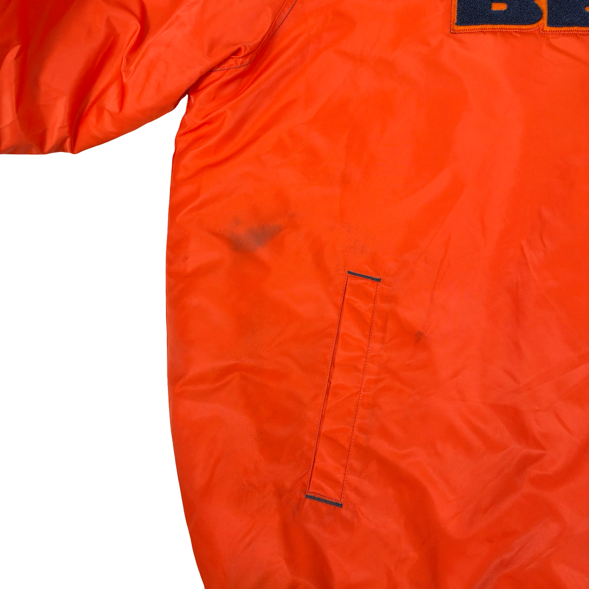 Vintage Chicago Bears Jacket Satin Reebok Orange