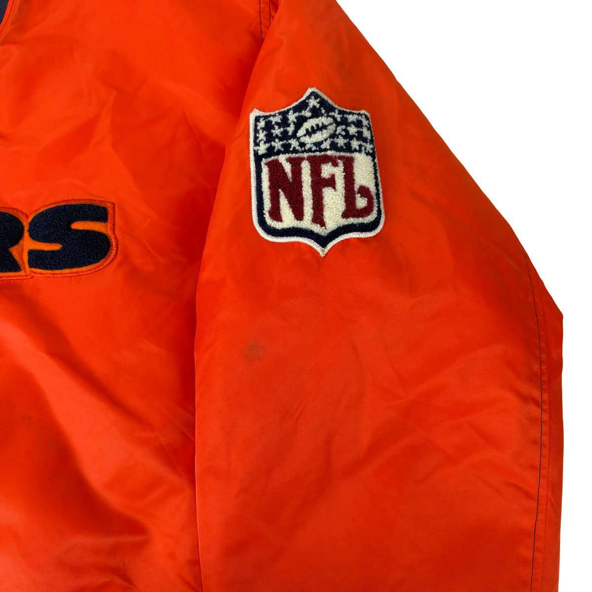 Vintage Chicago Bears Jacket Satin Reebok Orange