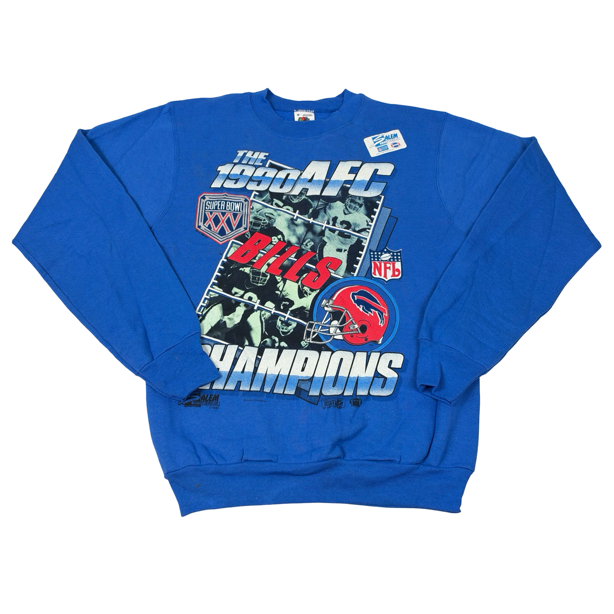 Vintage Buffalo Bills Sweatshirt AFC Champions 1990