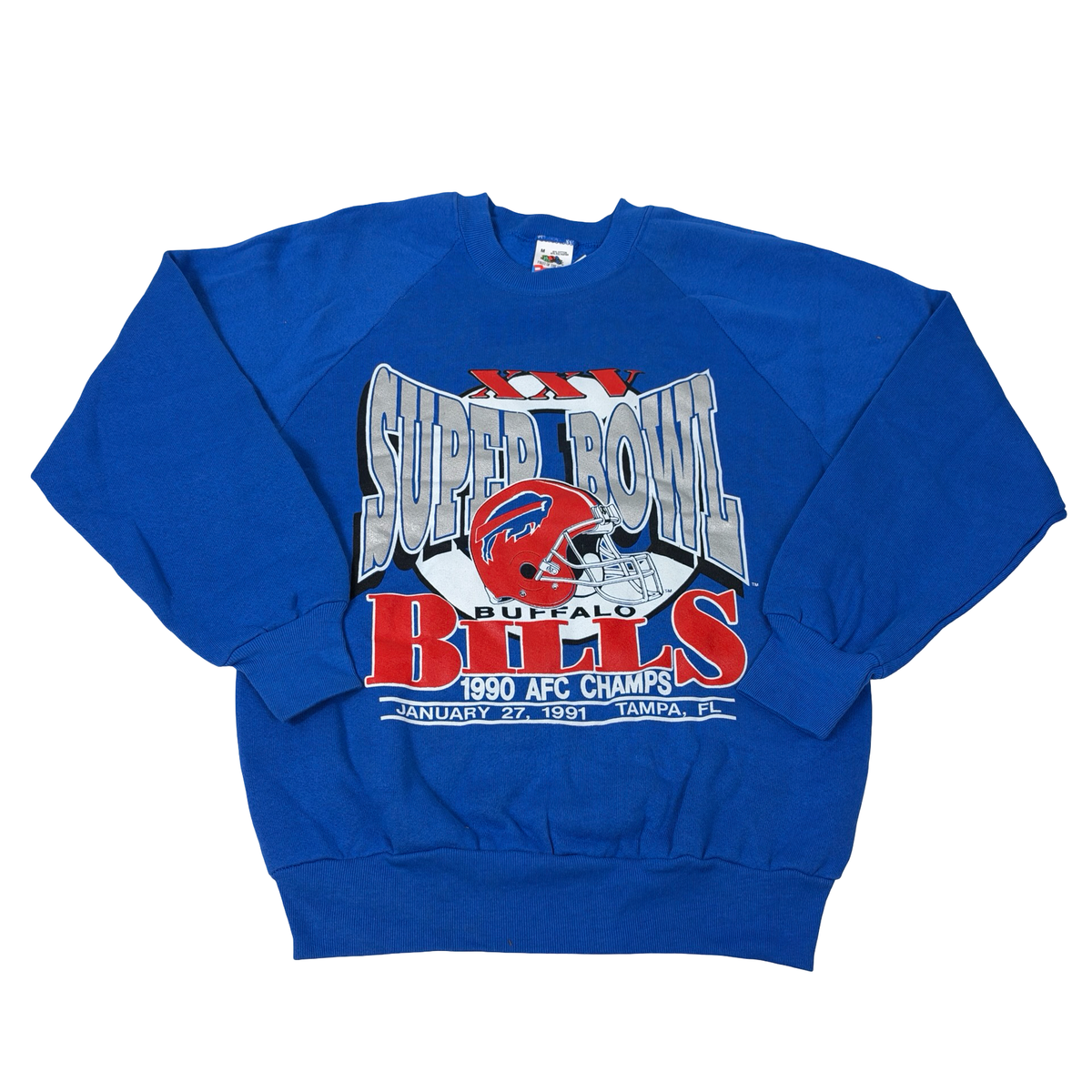 Vintage Buffalo Bills Sweatshirt Super Bowl XXV