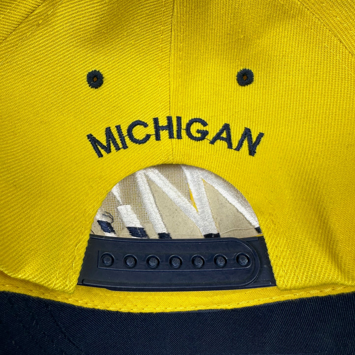 University of Michigan Yellow & Blue Snap Back Hat