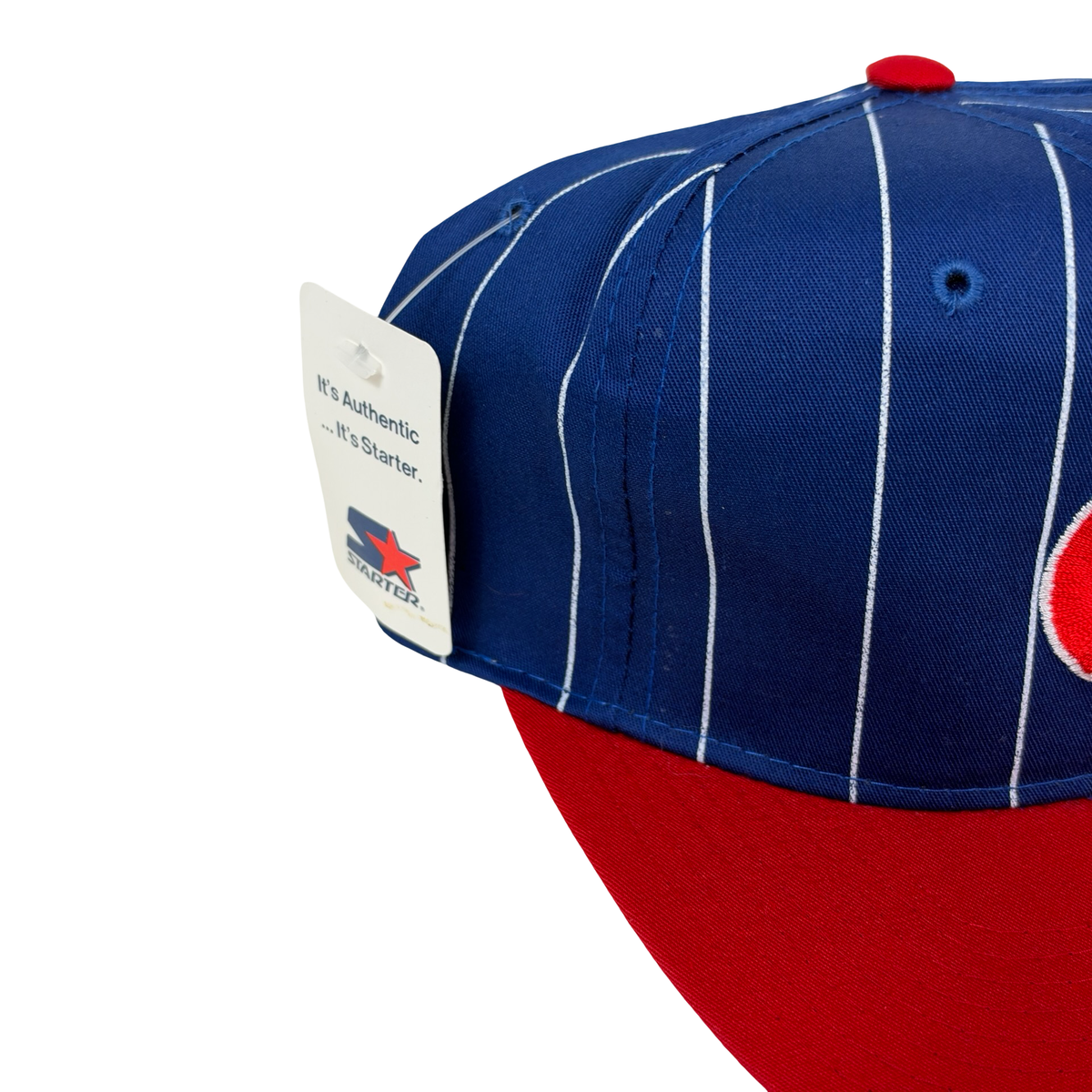 Vintage Chicago Cubs Hat Pinstripe Starter Snapback