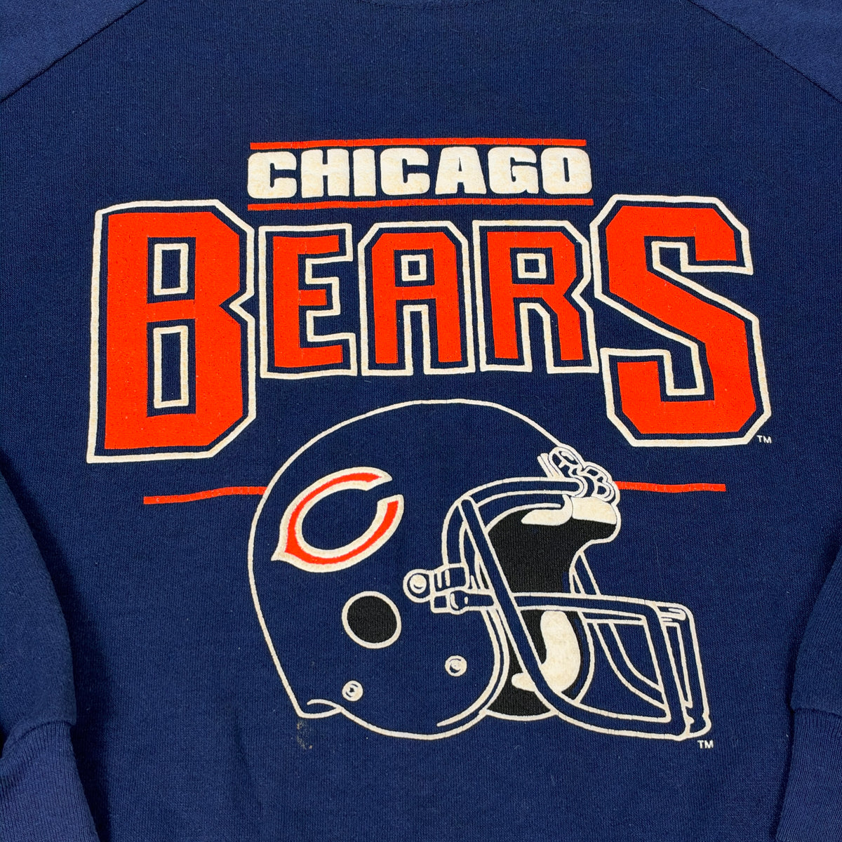 Vintage Chicago Bears Sweatshirt Helmet Garan