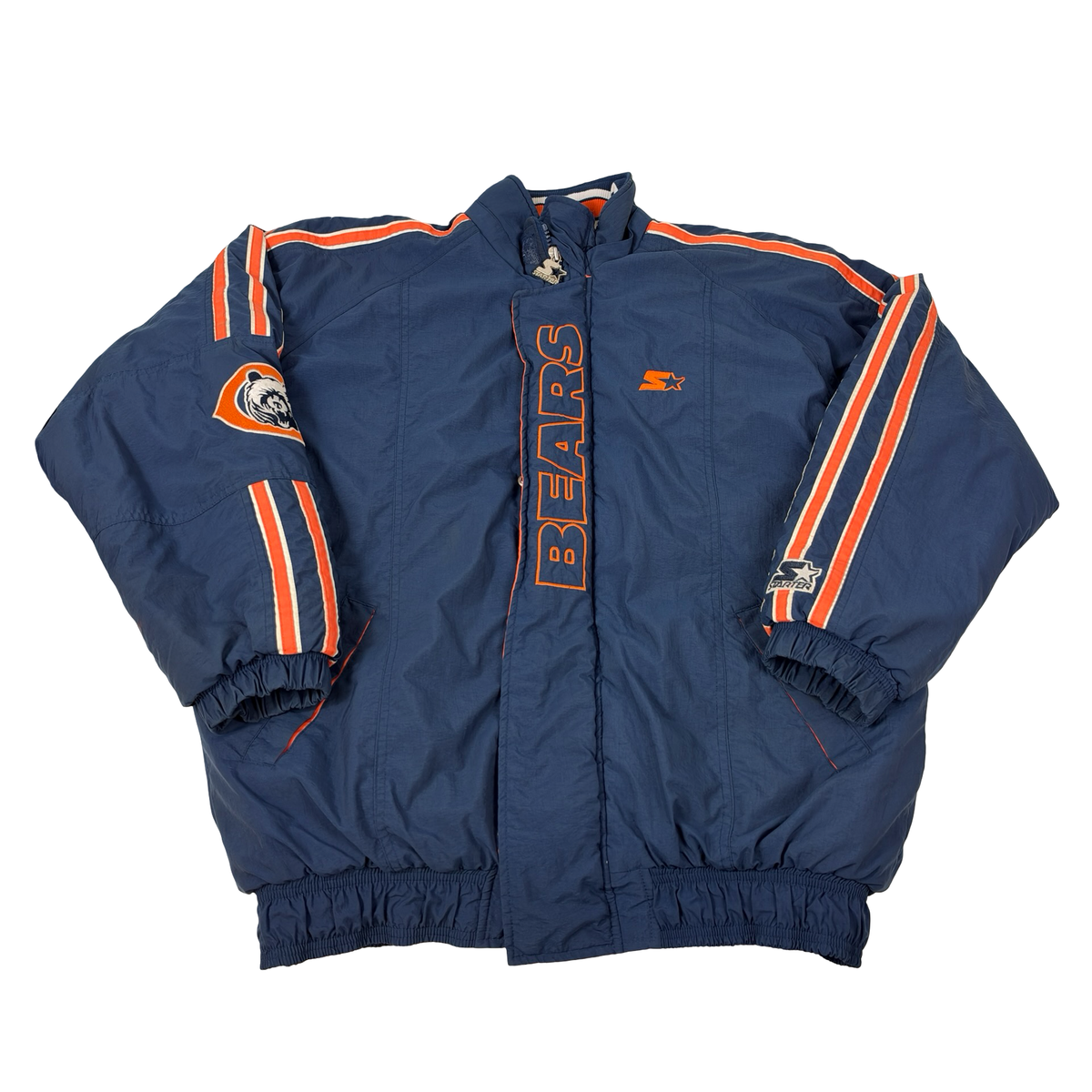 Vintage Chicago Bears Jacket Starter Puffer Full Zip