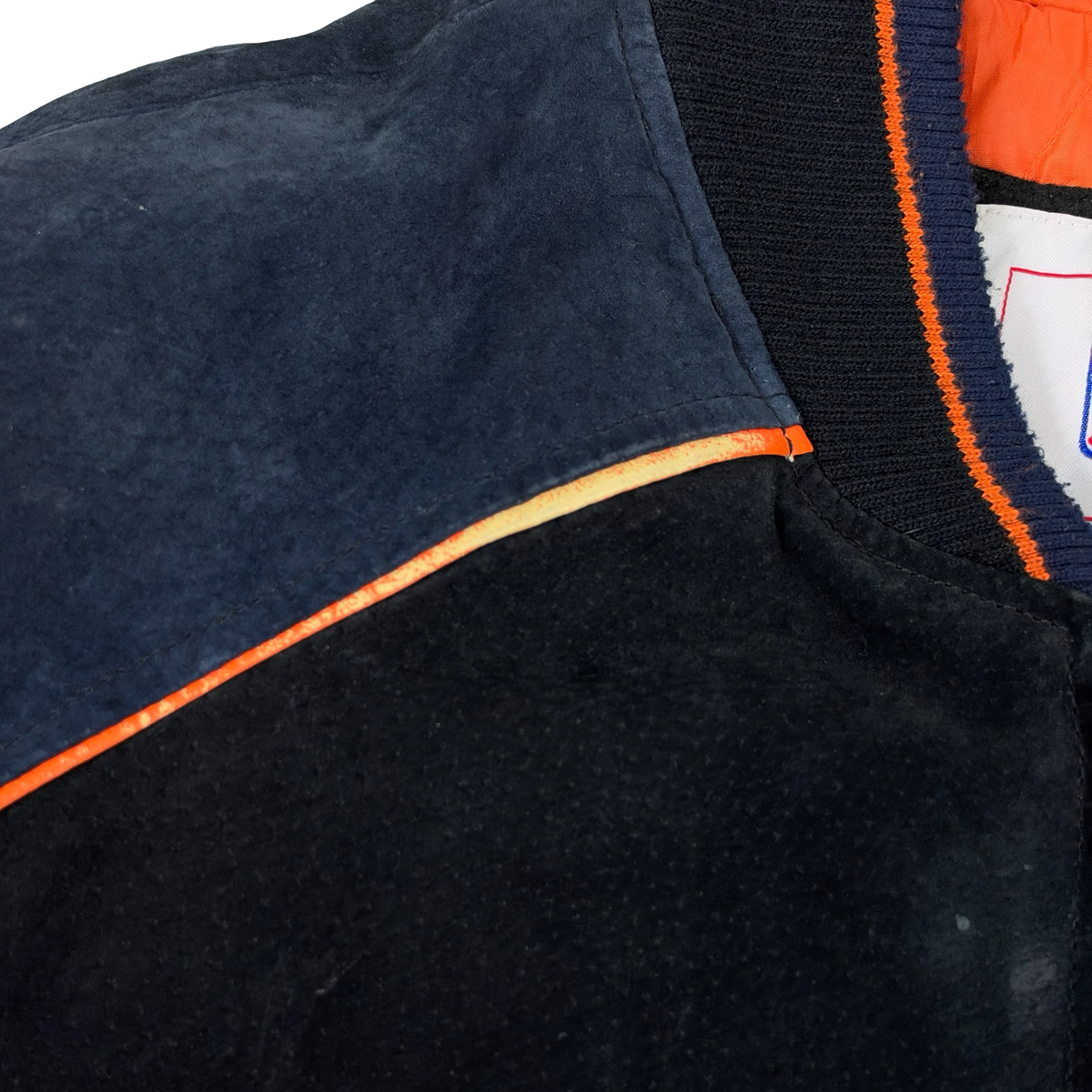 Vintage Chicago Bears Jacket Suede Leather NFL