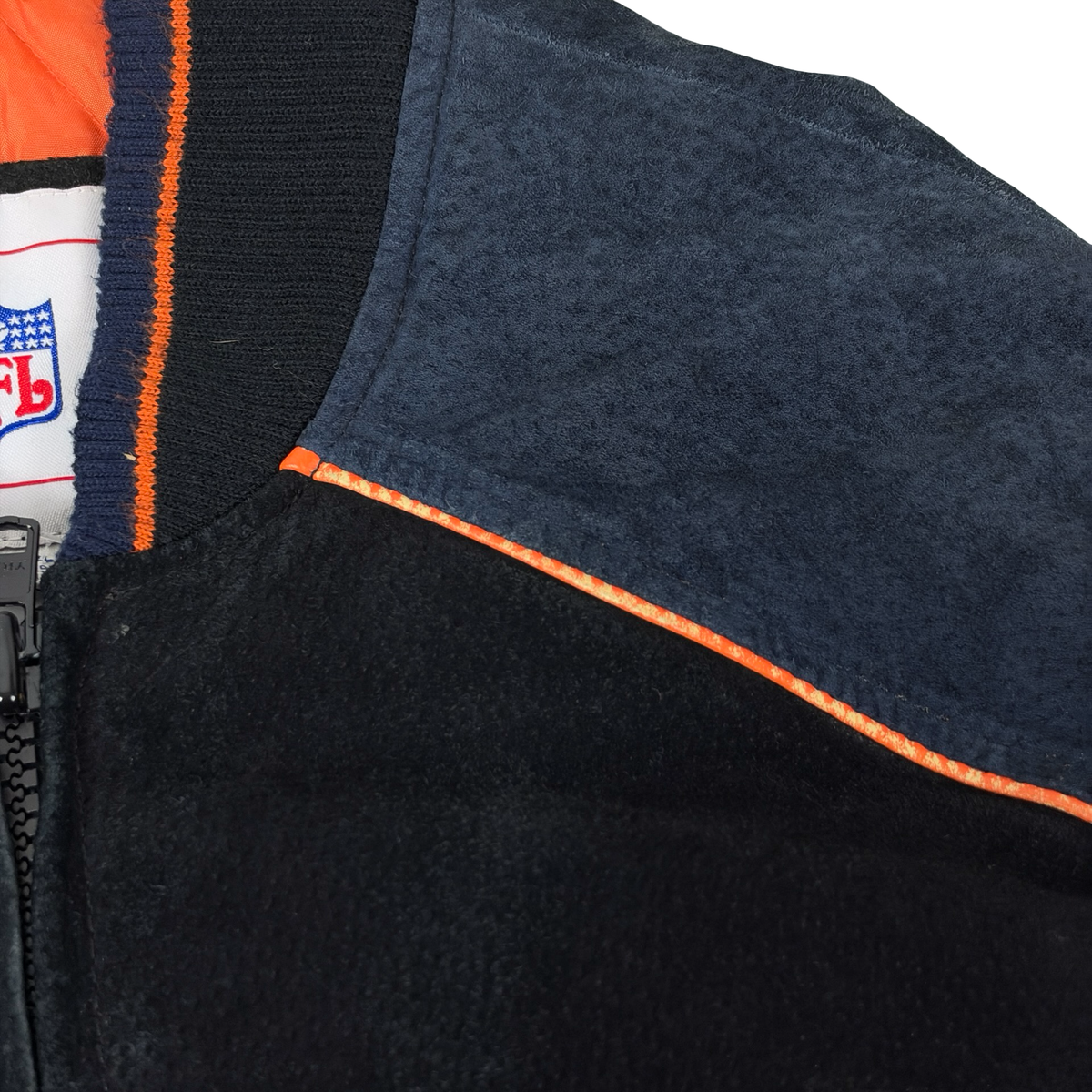 Vintage Chicago Bears Jacket Suede Leather NFL