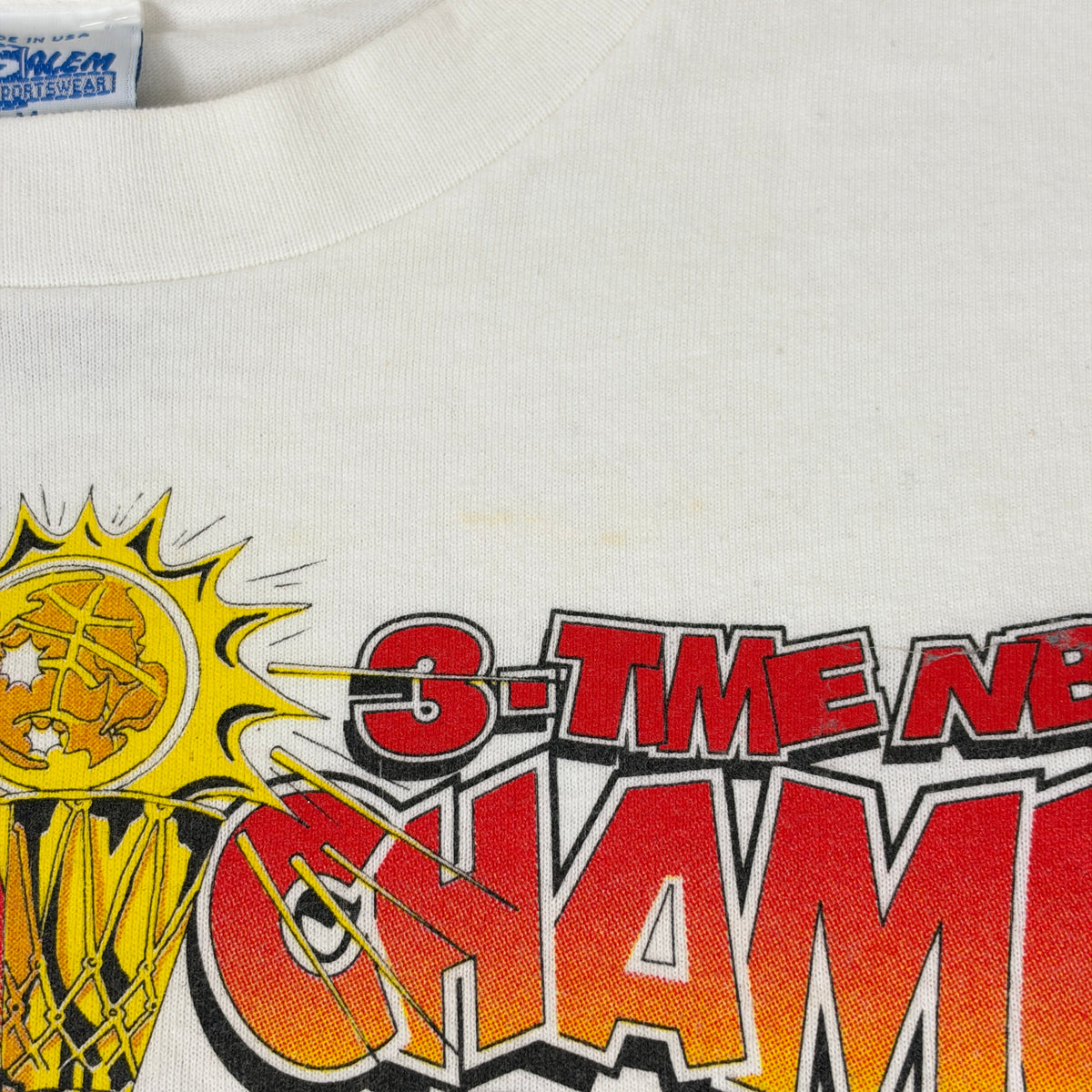 Vintage Chicago Bulls Shirt 1993 Championship Caricature