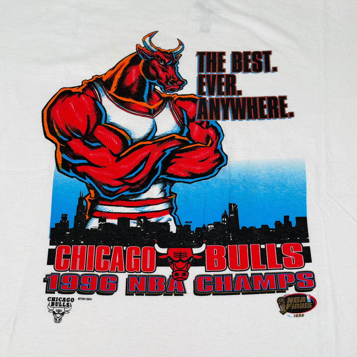 Vintage Chicago Bulls Shirt The Best Ever 1996 Champs