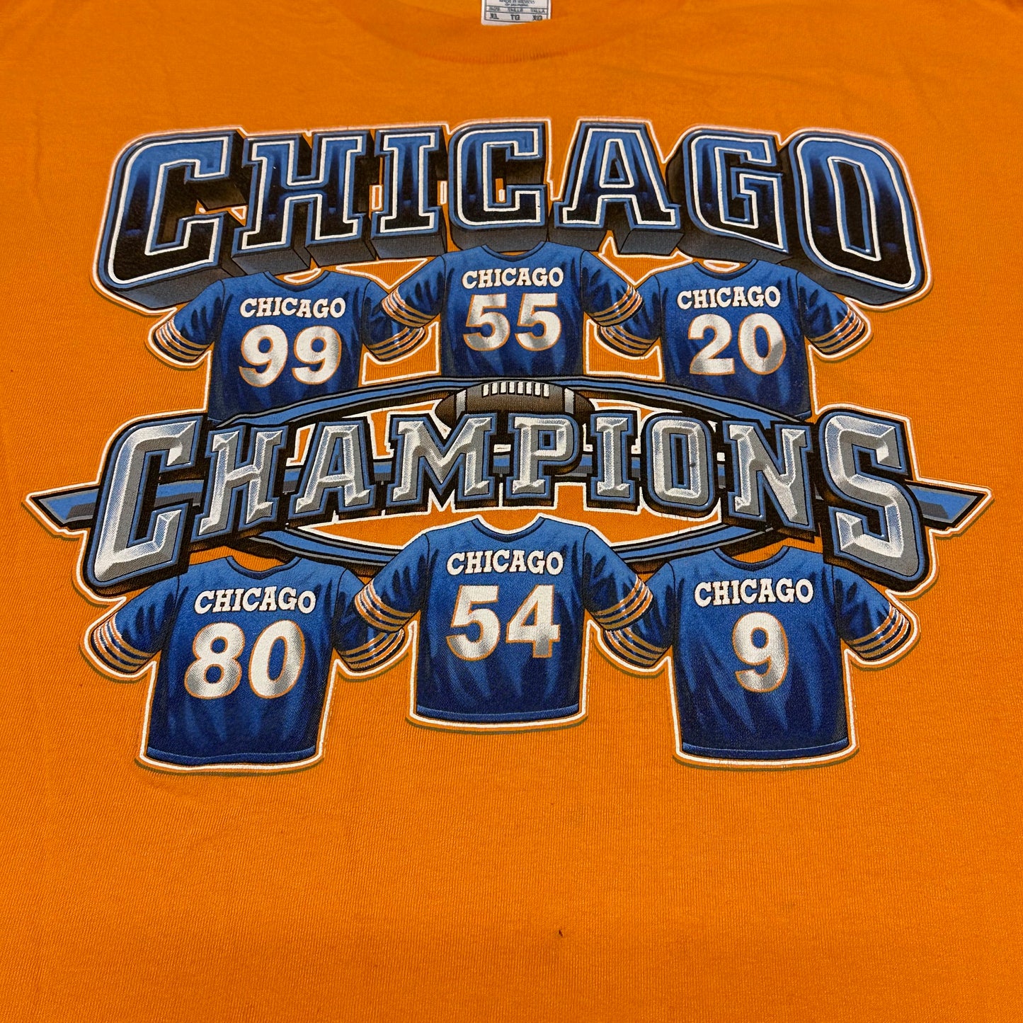 Chicago Bears NFL 2006 NFC Champions Orange Tee