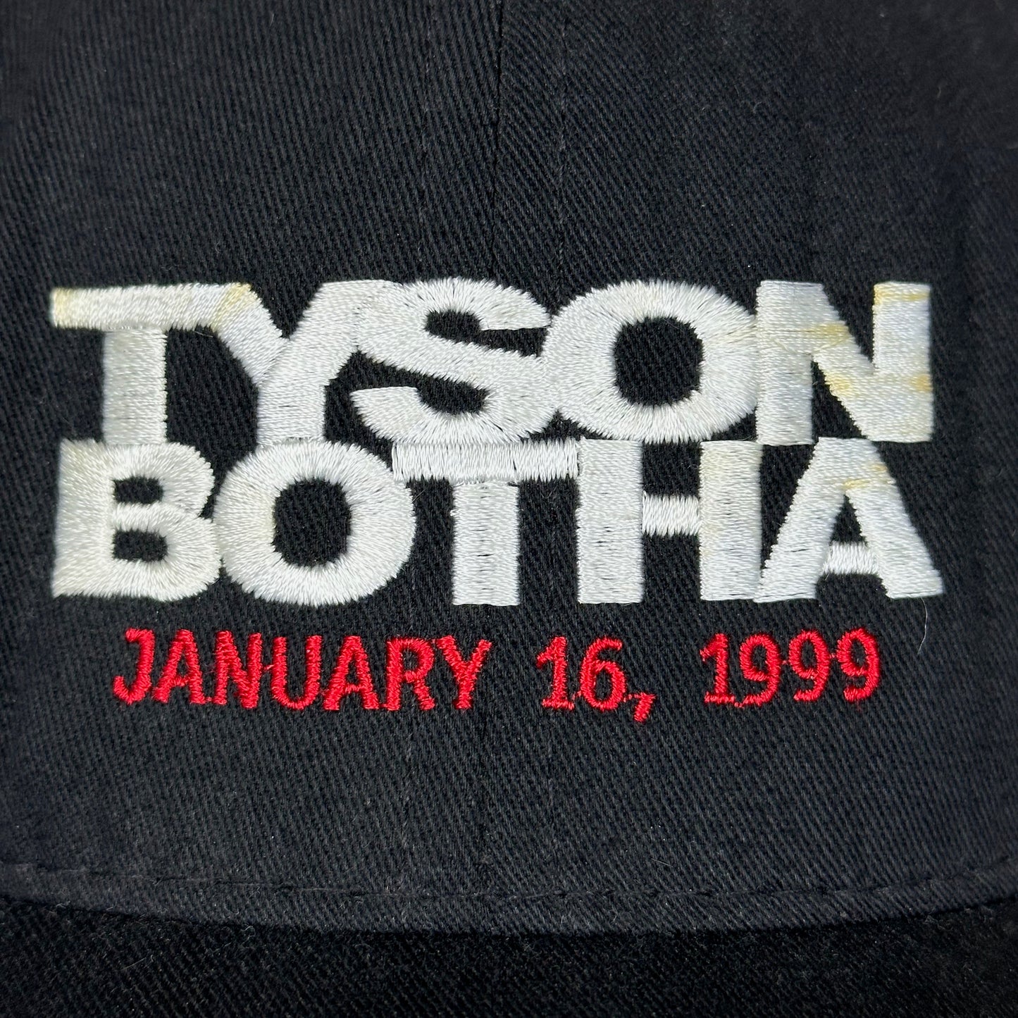 Vintage Boxing Hat Mike Tyson vs. Botha 1999