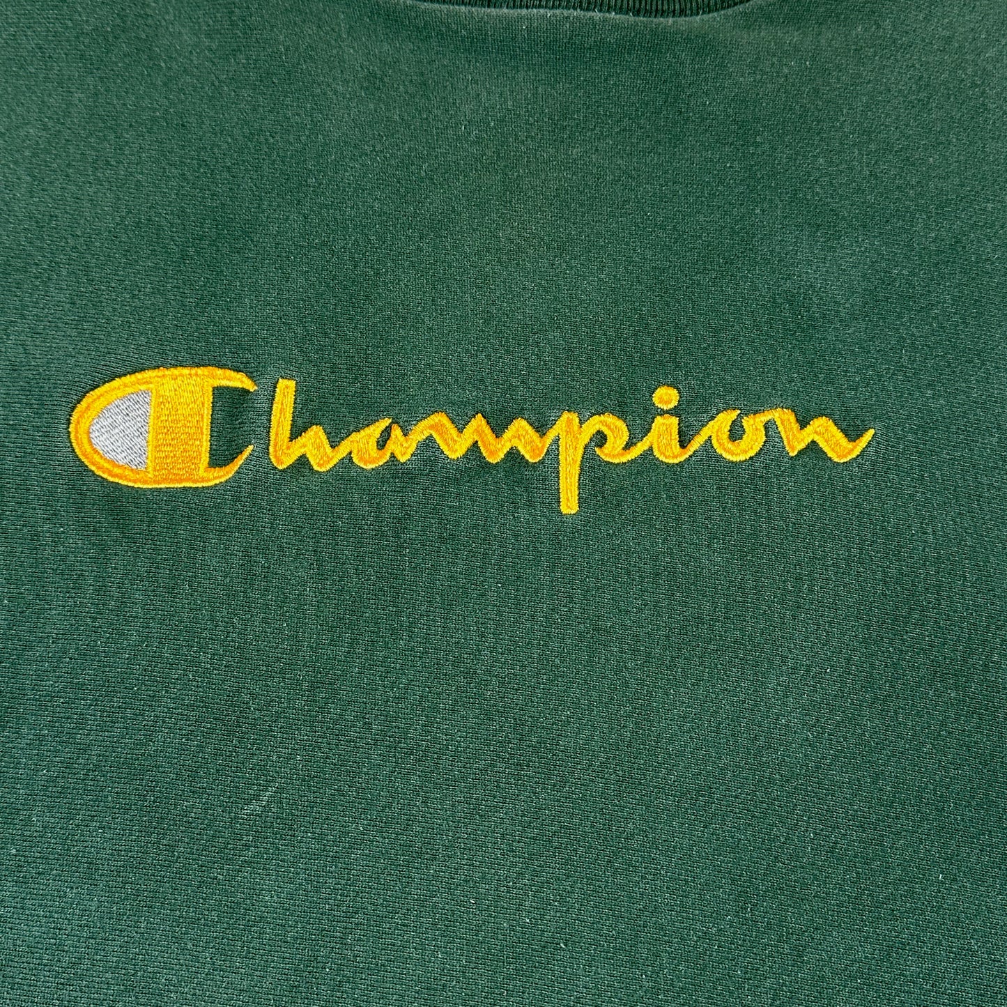 Vintage Champion Sweatshirt Green Reverse Weave