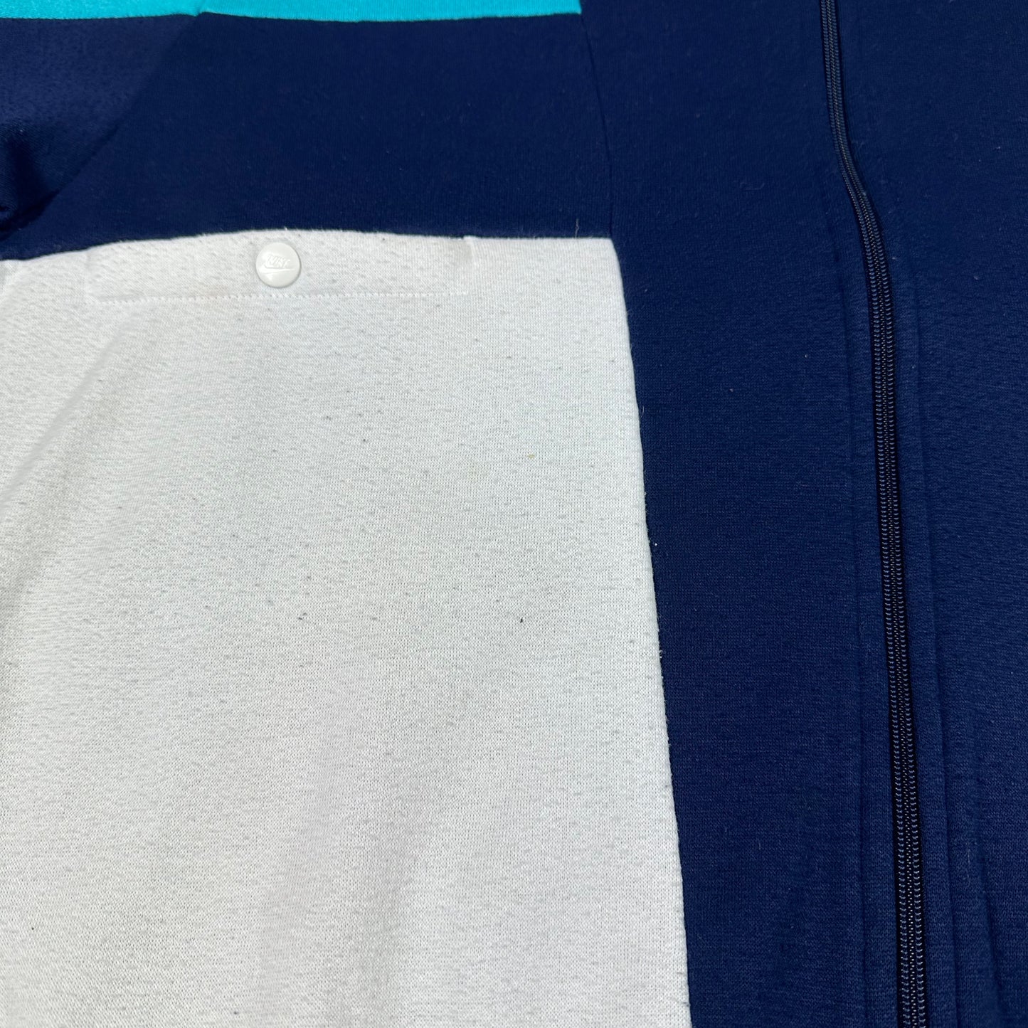 Vintage Nike Sweatshirt Blue White Color Block