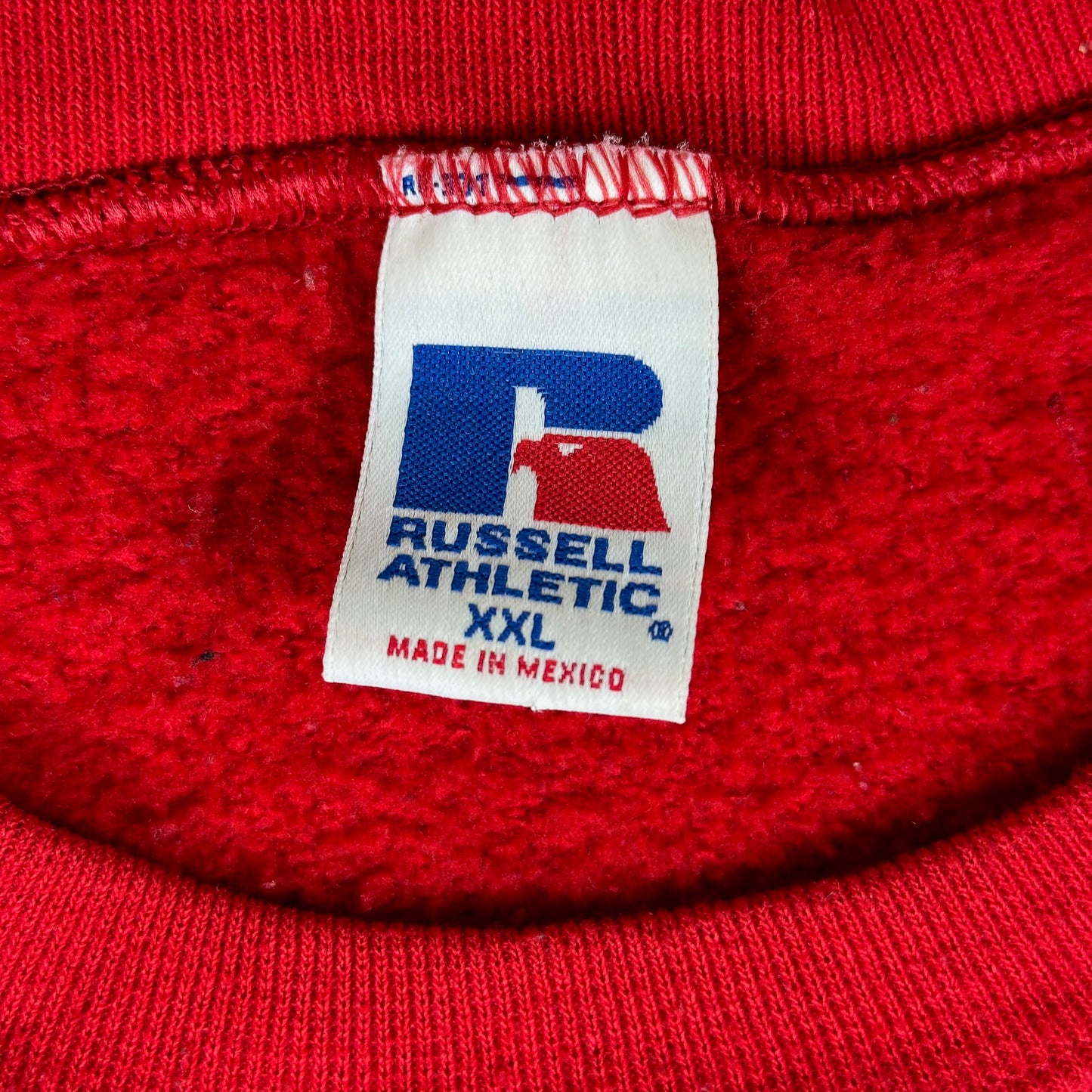 Vintage Russell Athletic Sweatshirt Red Made in Mexico