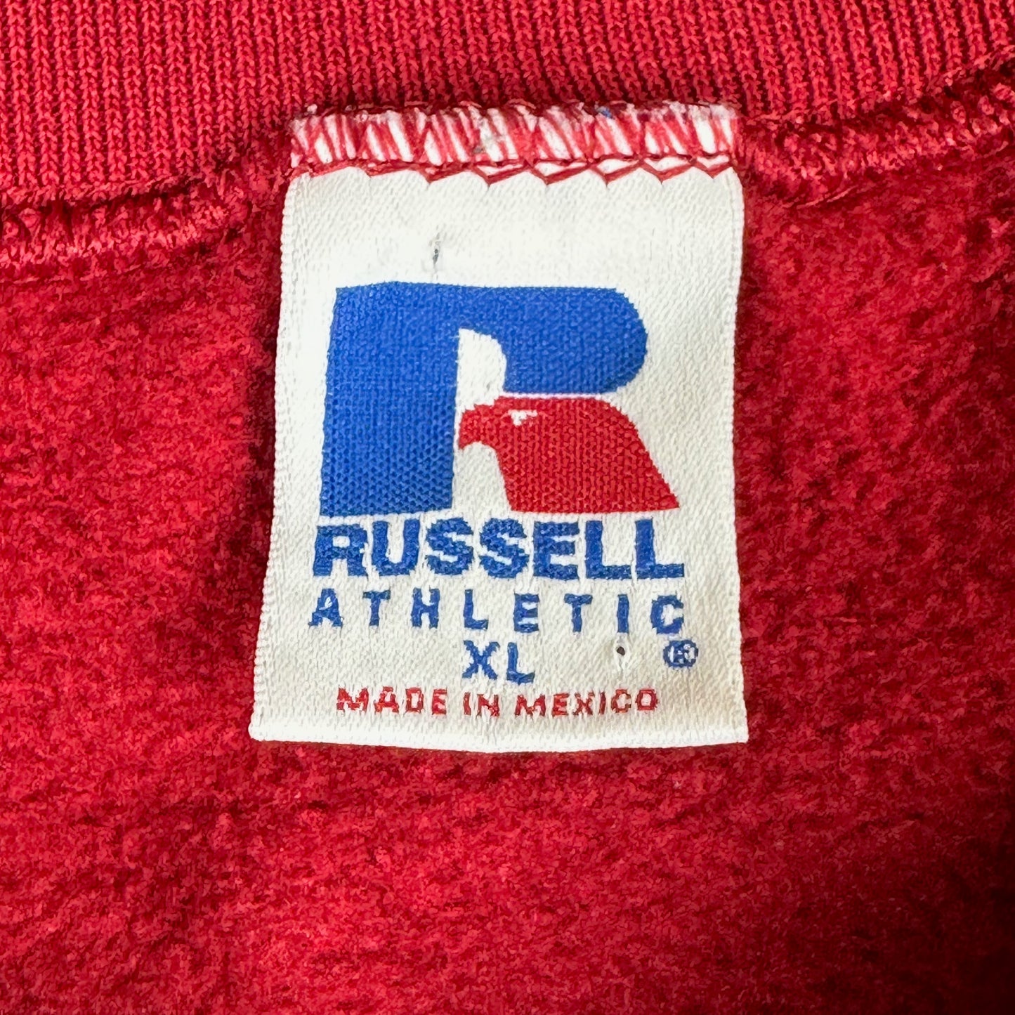 Vintage Russell Athletic Sweatshirt Maroon Made in Mexico