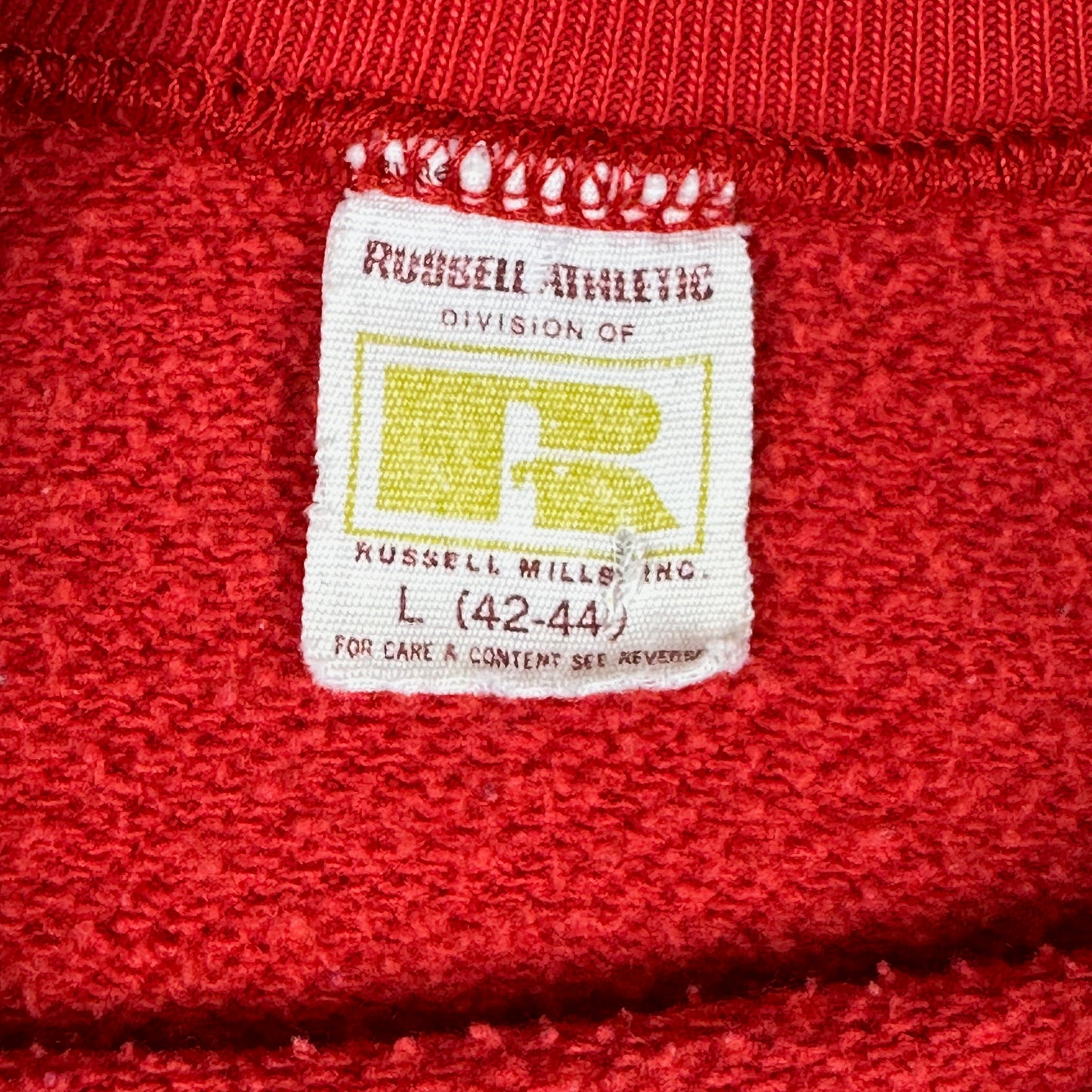 70's Vintage Russell Athletic Sweatshirt Red