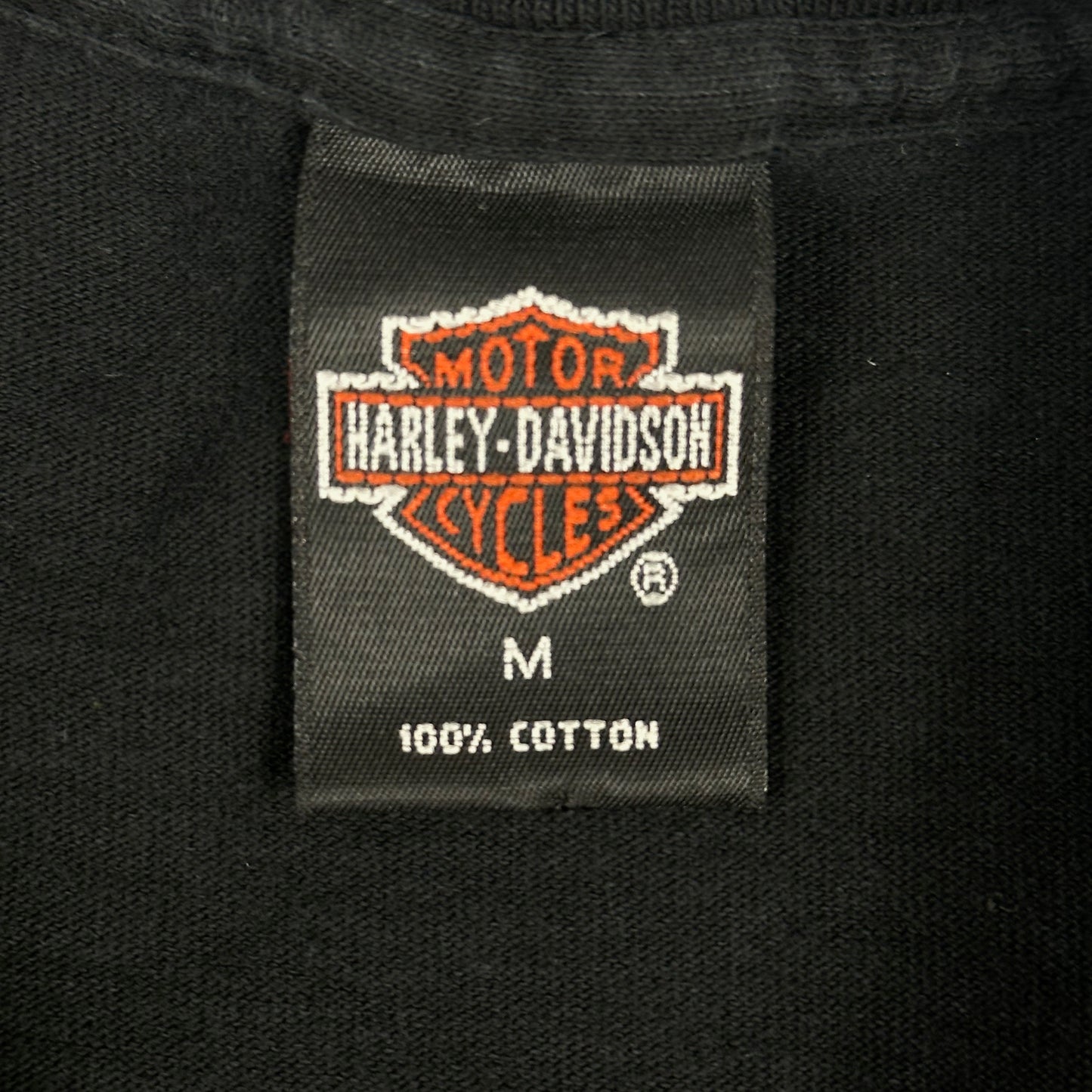 Vintage Harley Davidson Motorcycles Biketoberfest Daytona Beach Florida 1997 Black Tee