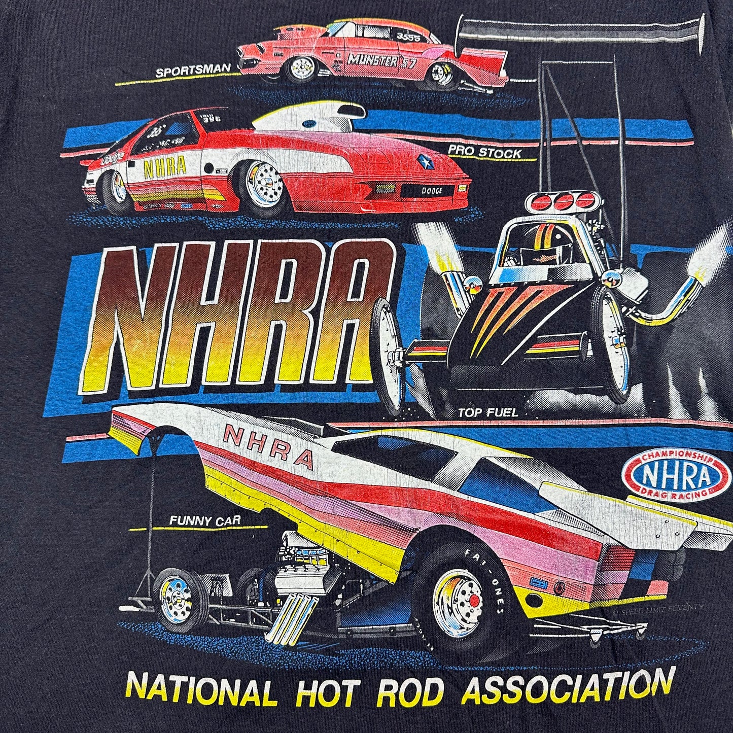 Vintage National Hot Rod Association Racing Tee