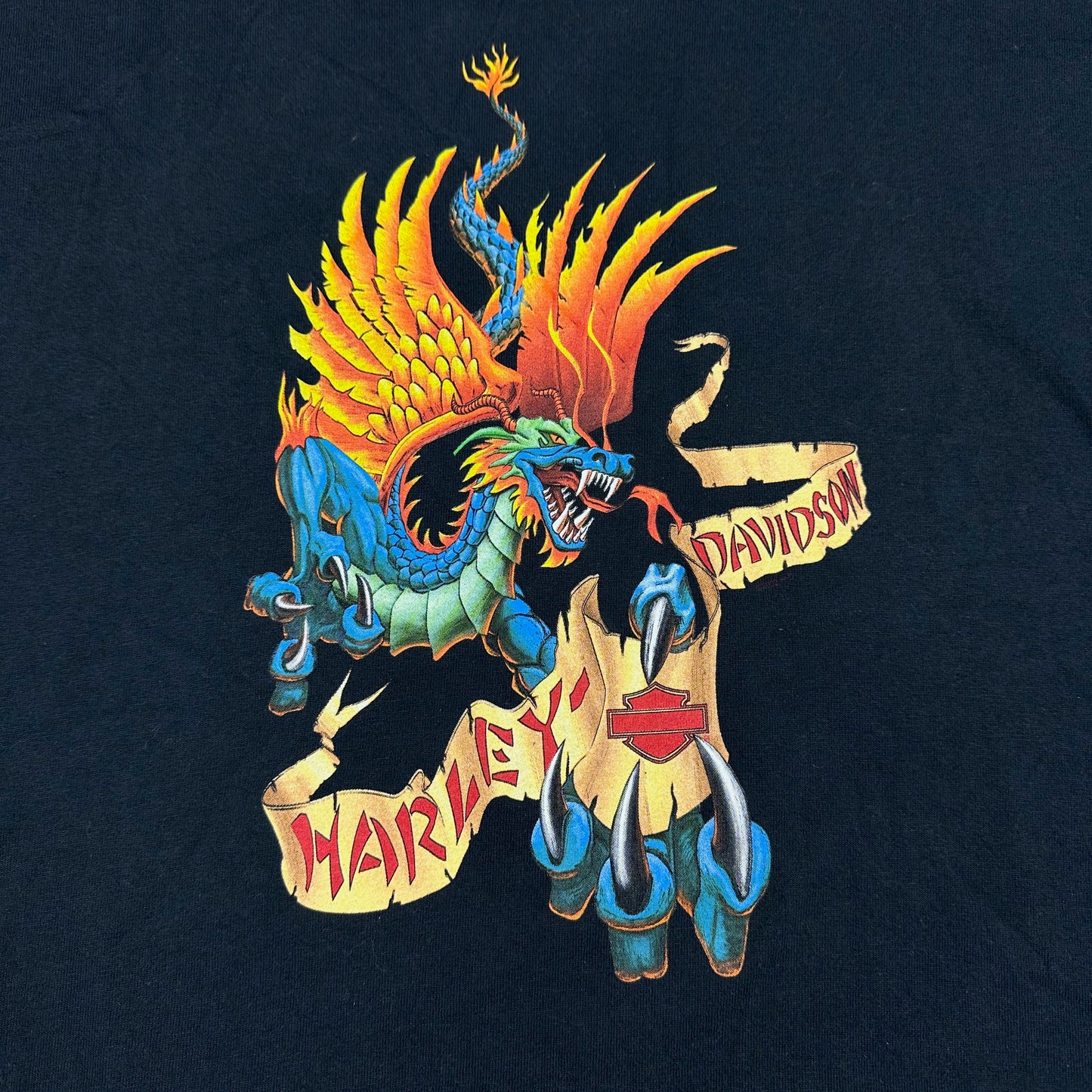 Vintage Halrey Davidson Black Dragon Tee