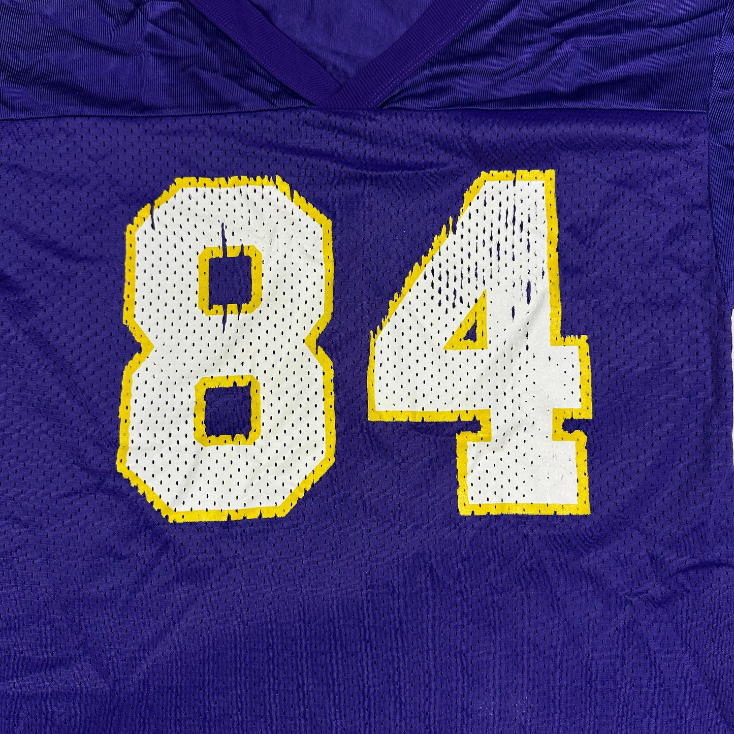 Vintage Randy Moss Minnesota Vikings Purple Champion Football Jersey