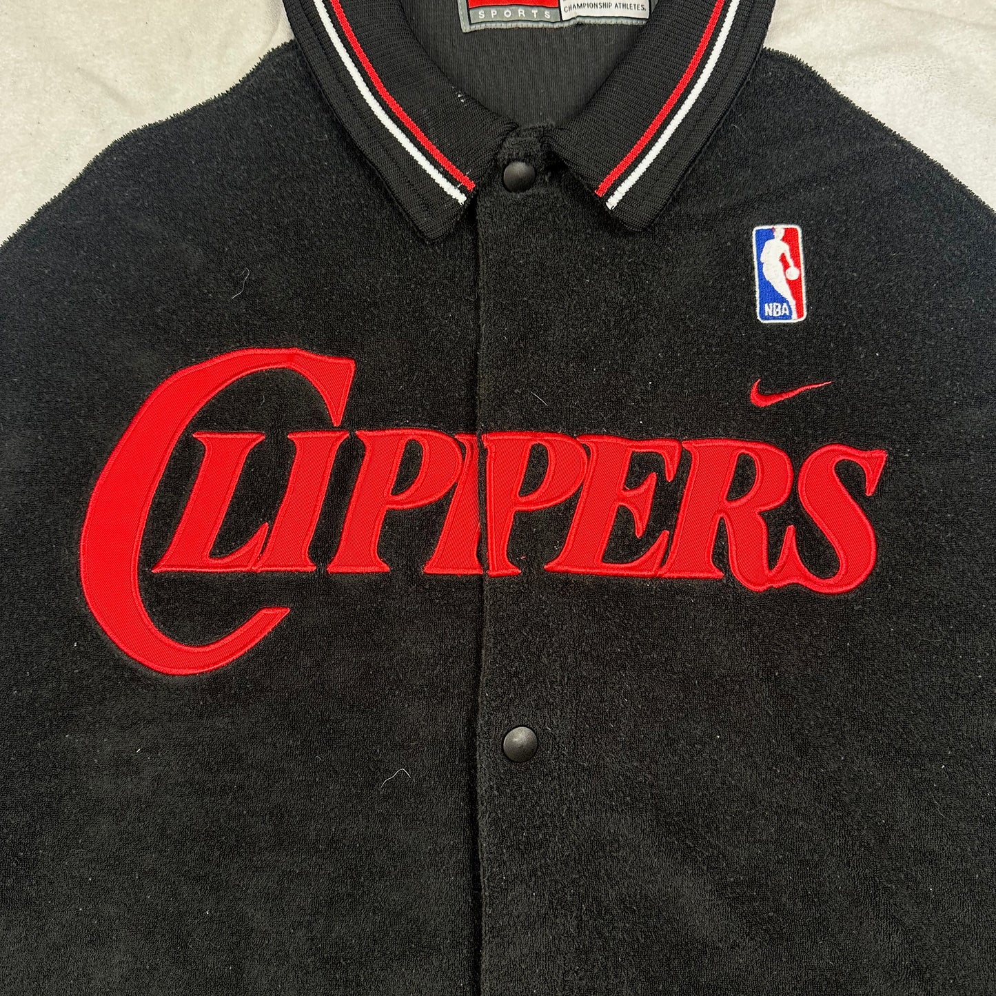 Vintage Los Angeles Clippers Jersey Velour Warm up