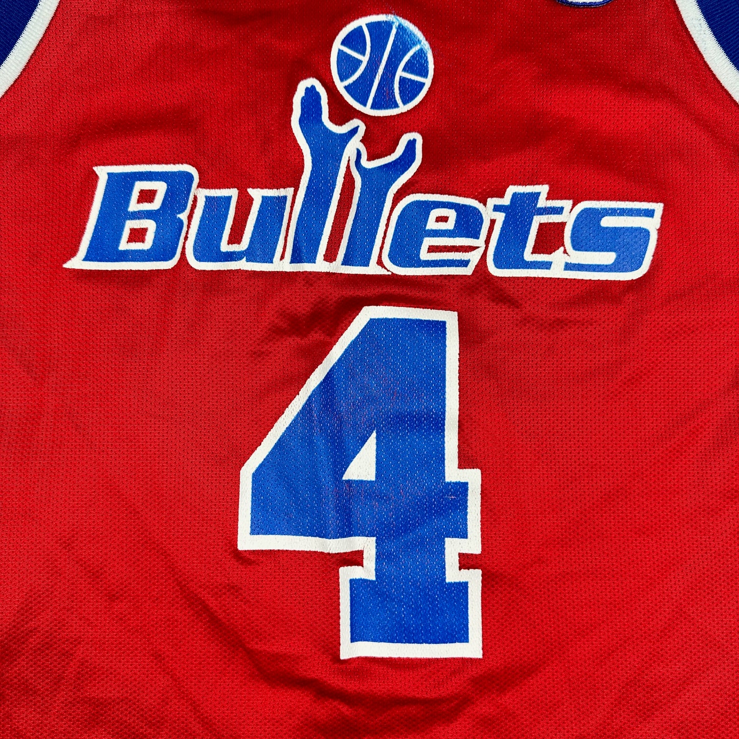 Vintage Chris Webber Washington Bullets Red Champion Basketball Jersey