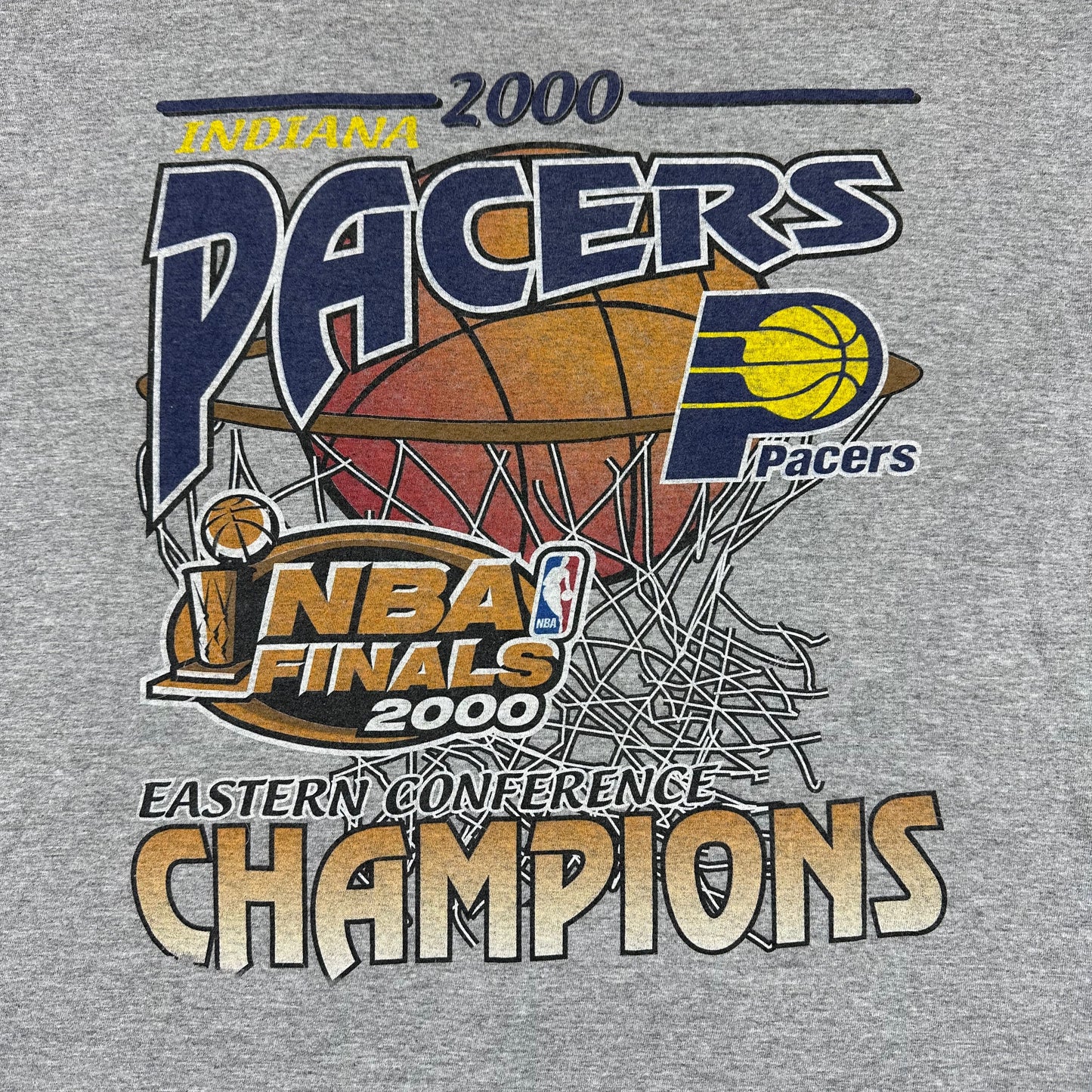 Vintage Indiana Pacers Shirt 2000 NBA Finals Tee