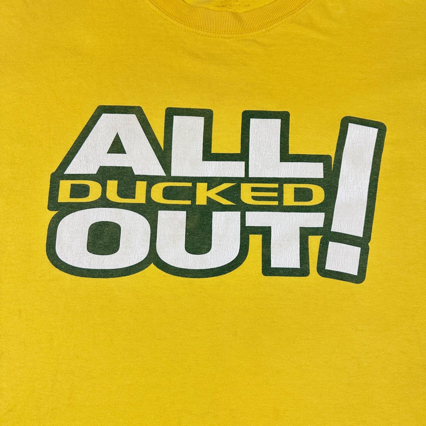 Vintage University of Oregon Shirt Gildan All Ducked Out!