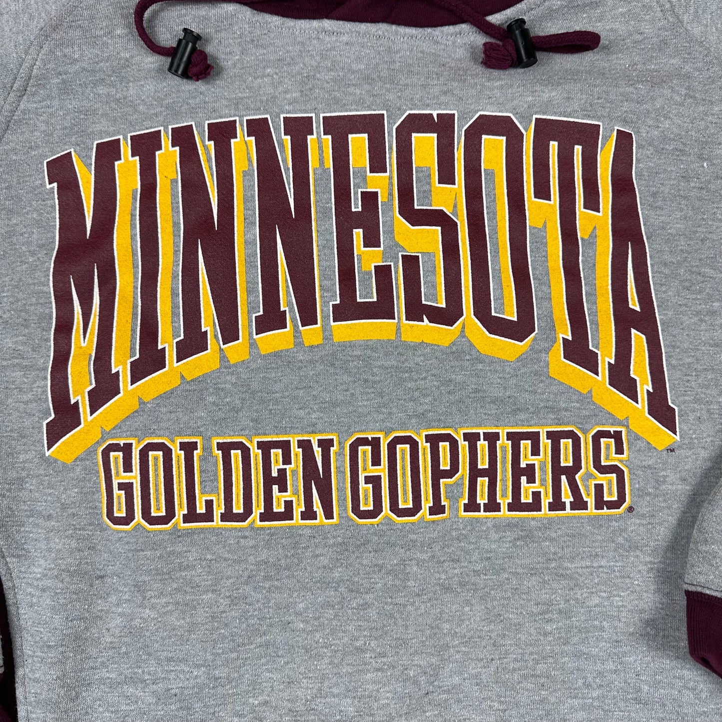 Vintage University of Minnesota Hoodie Galt Sand Golden Gophers