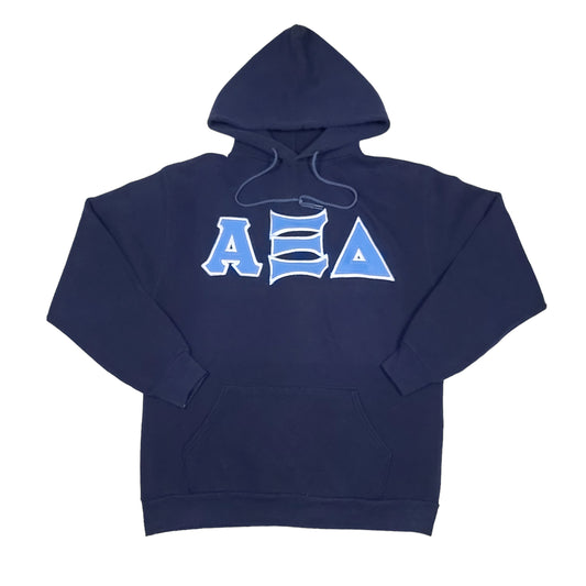 Vintage Alpha Xi Delta Navy Blue Russell Athletic Hoodie