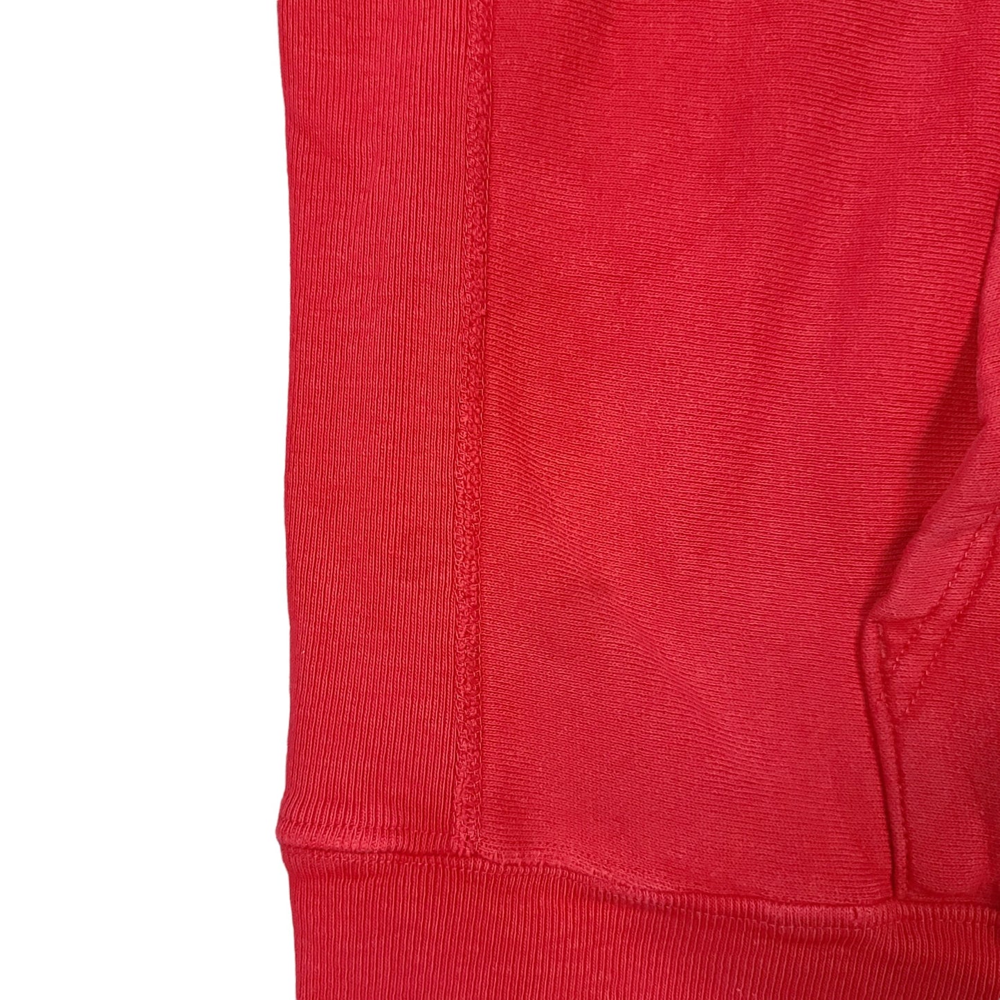 Vintage Champion Red Reverse Weave Hoodie