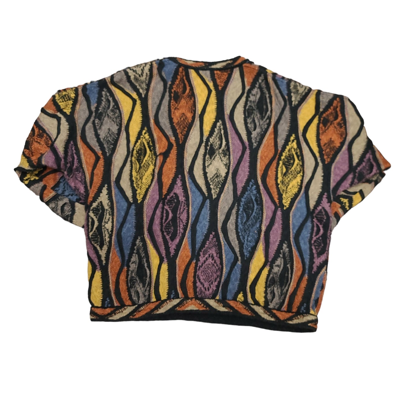 Vintage Coogi Classic Rainbow V-Neck Sweater