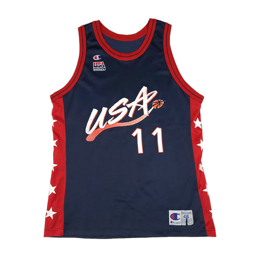 Vintage Karl Malone Dream Team Champion Basketball Jersey