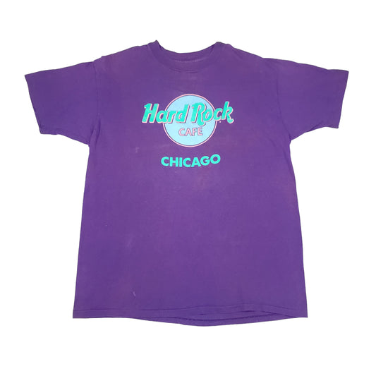 Vintage Hard Rock Cafe Chicago Purple Tee