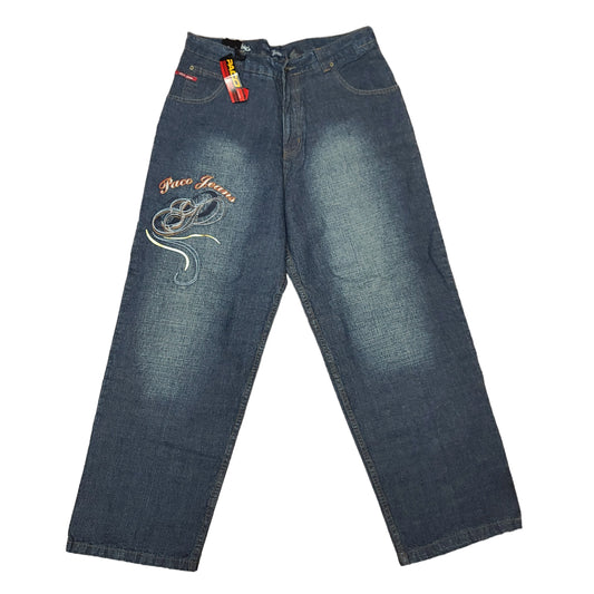 Vintage Y2K Embroidered Denim Paco Jeans