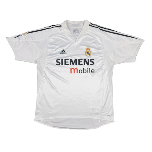 Vintage Real Madrid 2004-05 Home Soccer Jersey