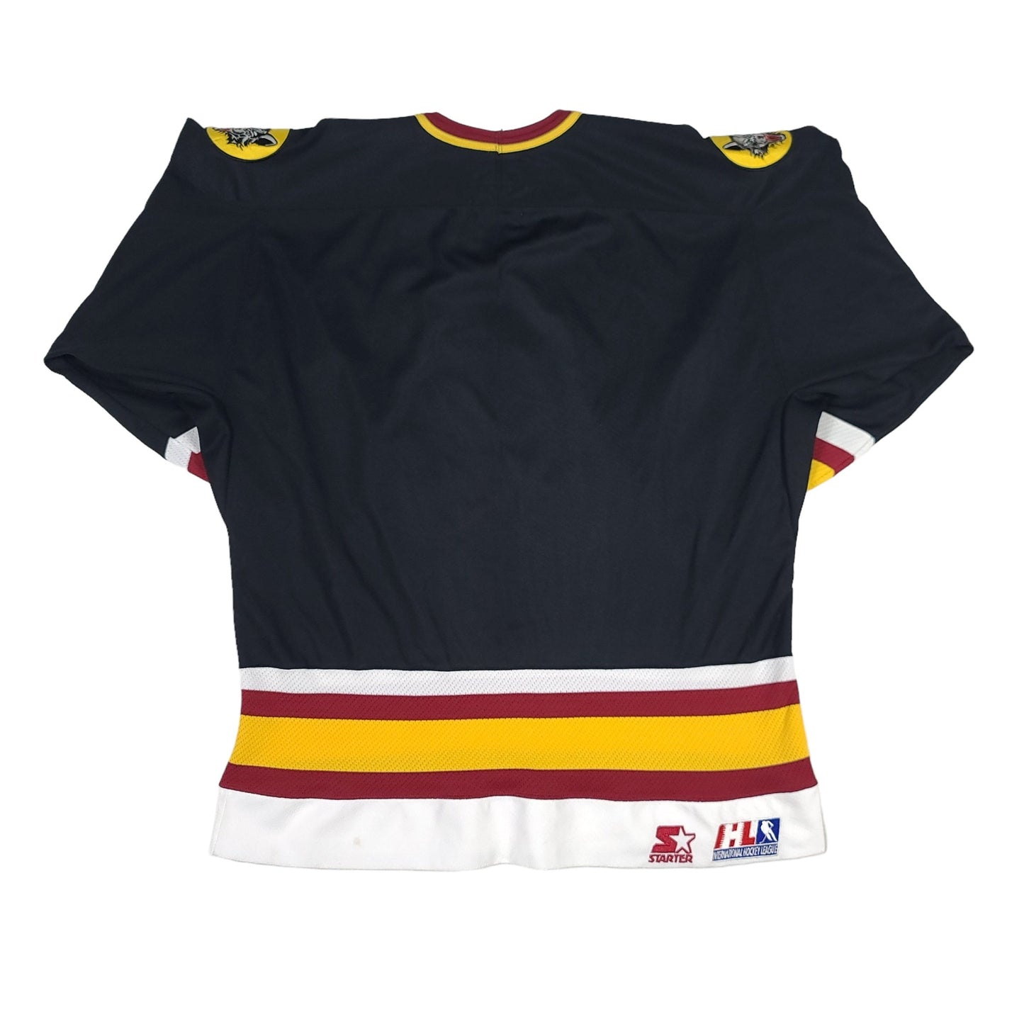 Vintage Chicago Wolves IHL Starter Hockey Jersey