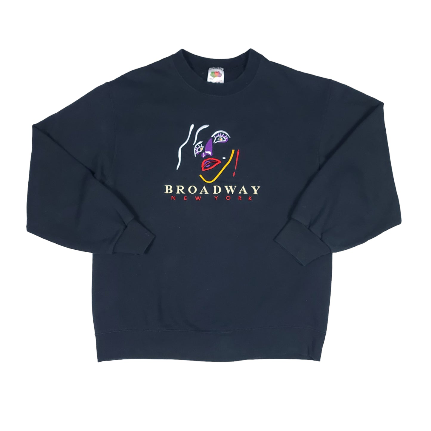Broadway New York Black Embroidered Sweater